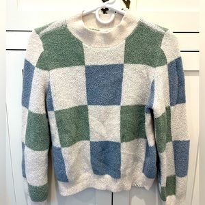 Abercrombie and Fitch colorblock kids sweater size XL
